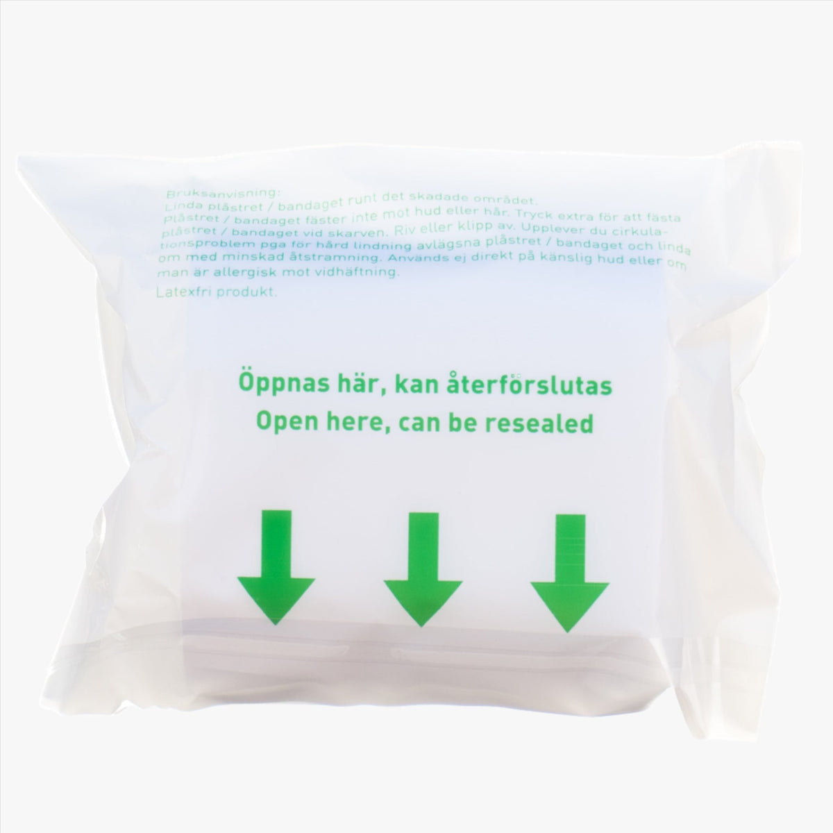 Skumförband Vitri Fixoförband — självhäftande & absorberande — 10 cm x 1 m