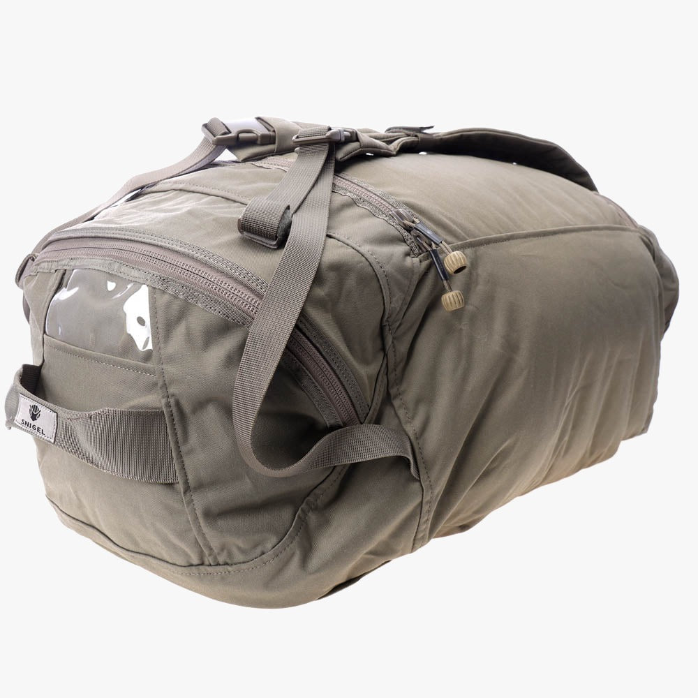 Snigel 90L Duffel Bag-17 – duffel- och ryggsäcksmodell, grå